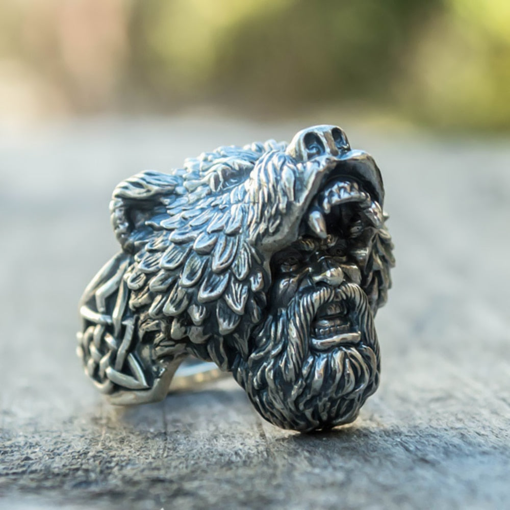 viking ring viking wedding rings mens viking rings norse rings nordic rings Main image