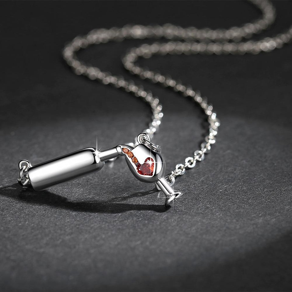 wine necklace wine glass necklace wine bottle necklace wine bottle and glass necklace wine glass necklace jewelry wine pouring necklace pouring wine necklace wine molecule necklace