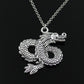 Dragon Pendant Silver Necklace