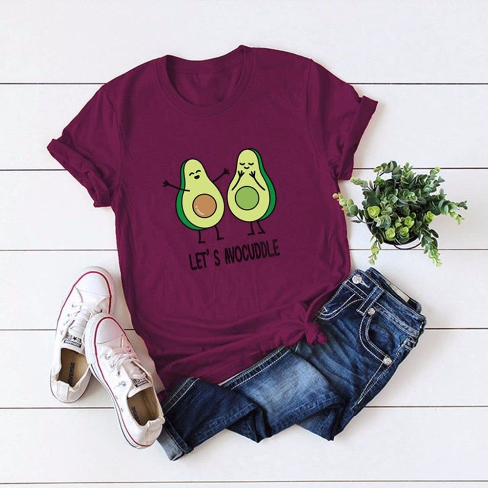 Let's Avocuddle Avocado T-shirt Main image