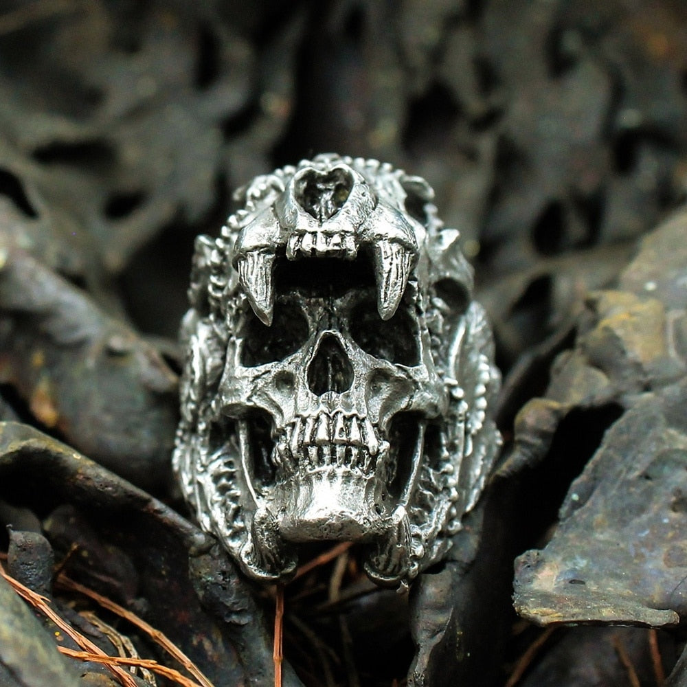 skull rings for men skull ring skull rings for women Main image