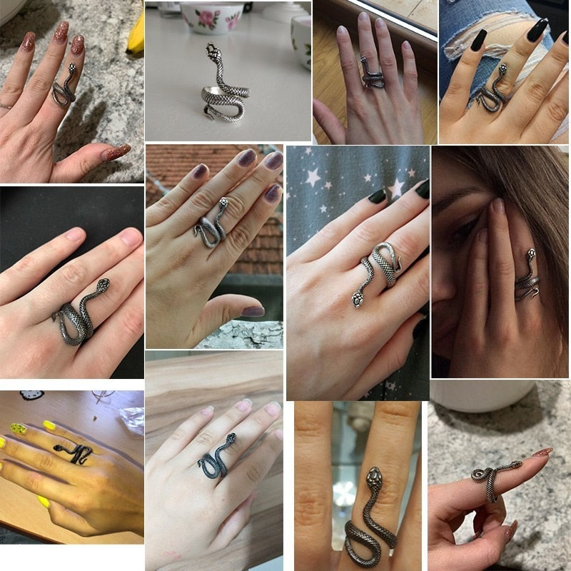 Silver Snake Ring