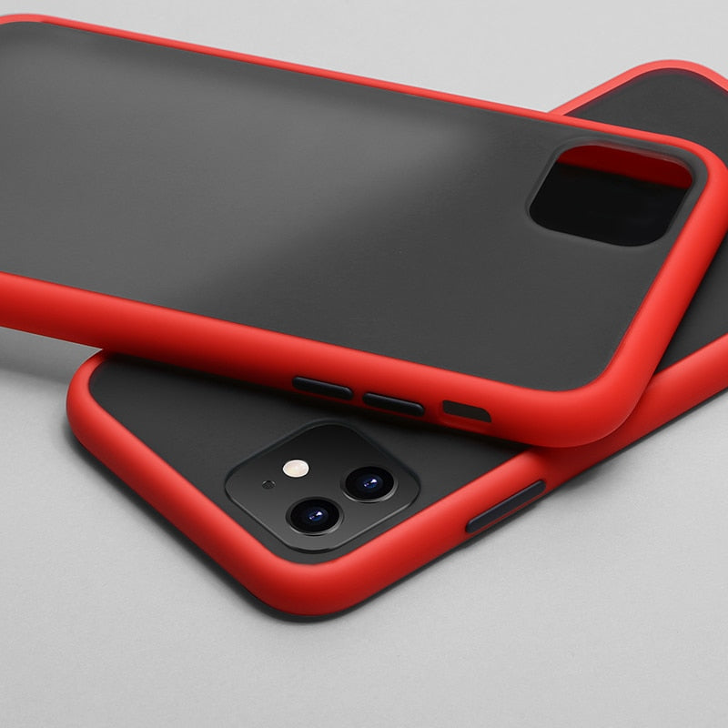 Shockproof Transparent Silicone Phone Case For iPhone