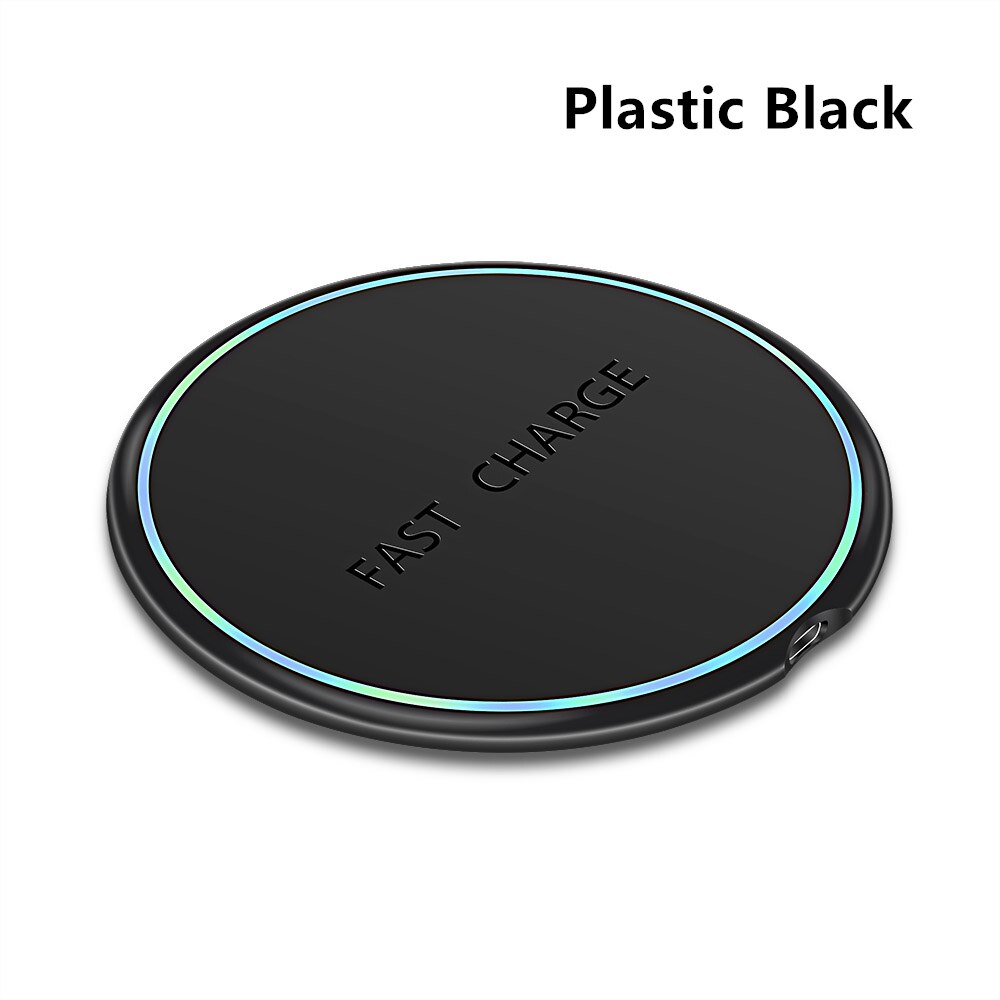 Rock Metal Wireless Charger - Fast Charging for iPhone 8 X XR XS Max Samsung S10 S9 Desktop Wireless Charger Pad