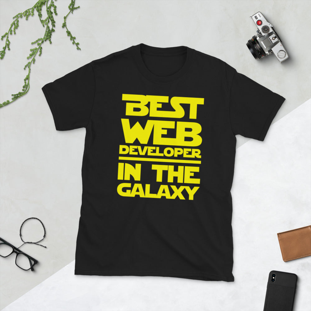 Best Web Developer In The Galaxy Unisex T-Shirt
