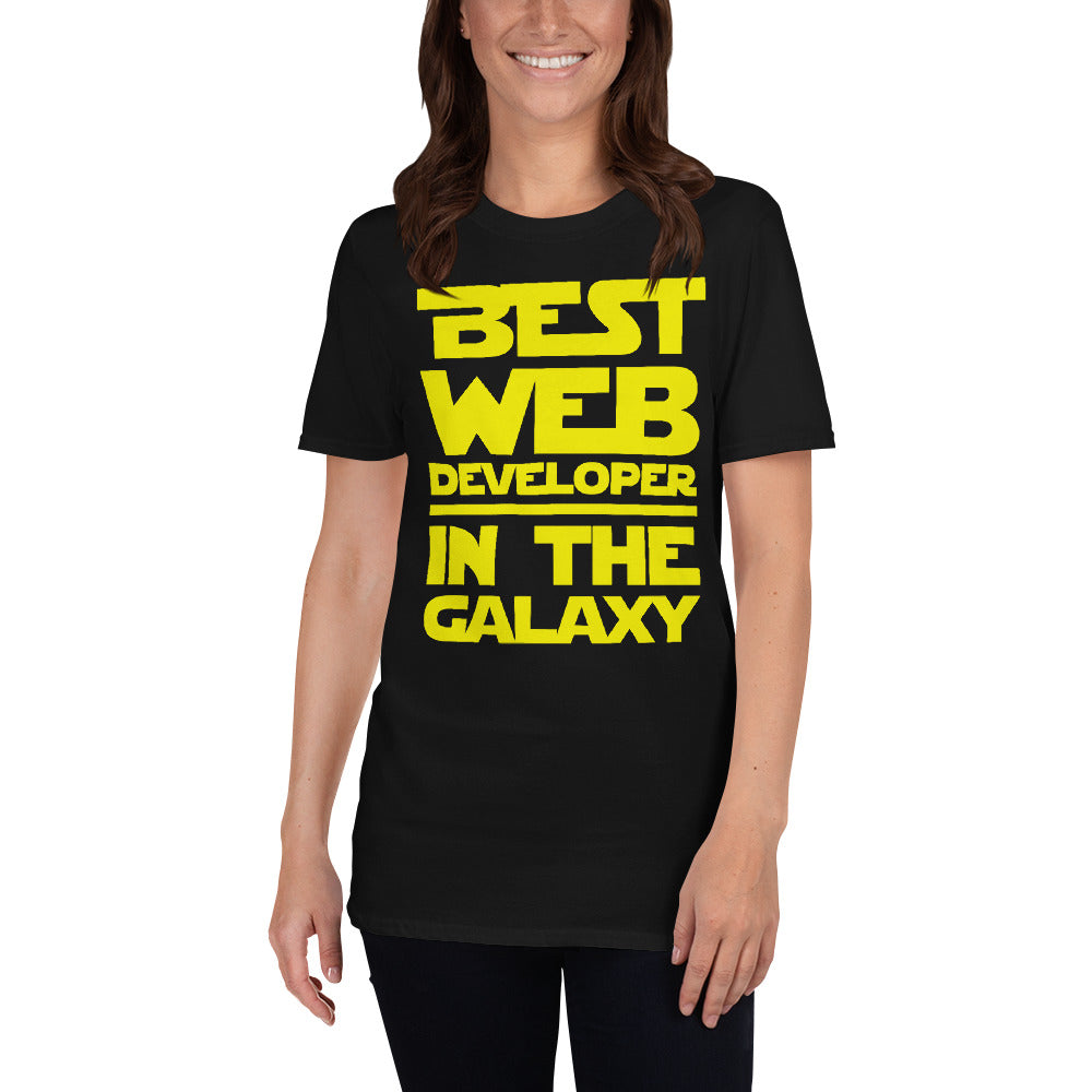 Best Web Developer In The Galaxy Unisex T-Shirt