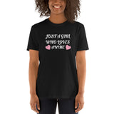 Just A Girl Who Loves Anime Unisex T-Shirt Just A Girl Who Loves Anime Unisex T-Shirt