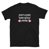 Just A Girl Who Loves Anime Unisex T-Shirt Just A Girl Who Loves Anime Unisex T-Shirt