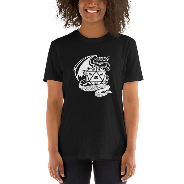 Dragon Fantasy RPG Dice Shirt | Dungeon Master Tee | Tabletop RPG | Tabletop Games | RPG T Shirt | Role Playing Unisex T-Shirt