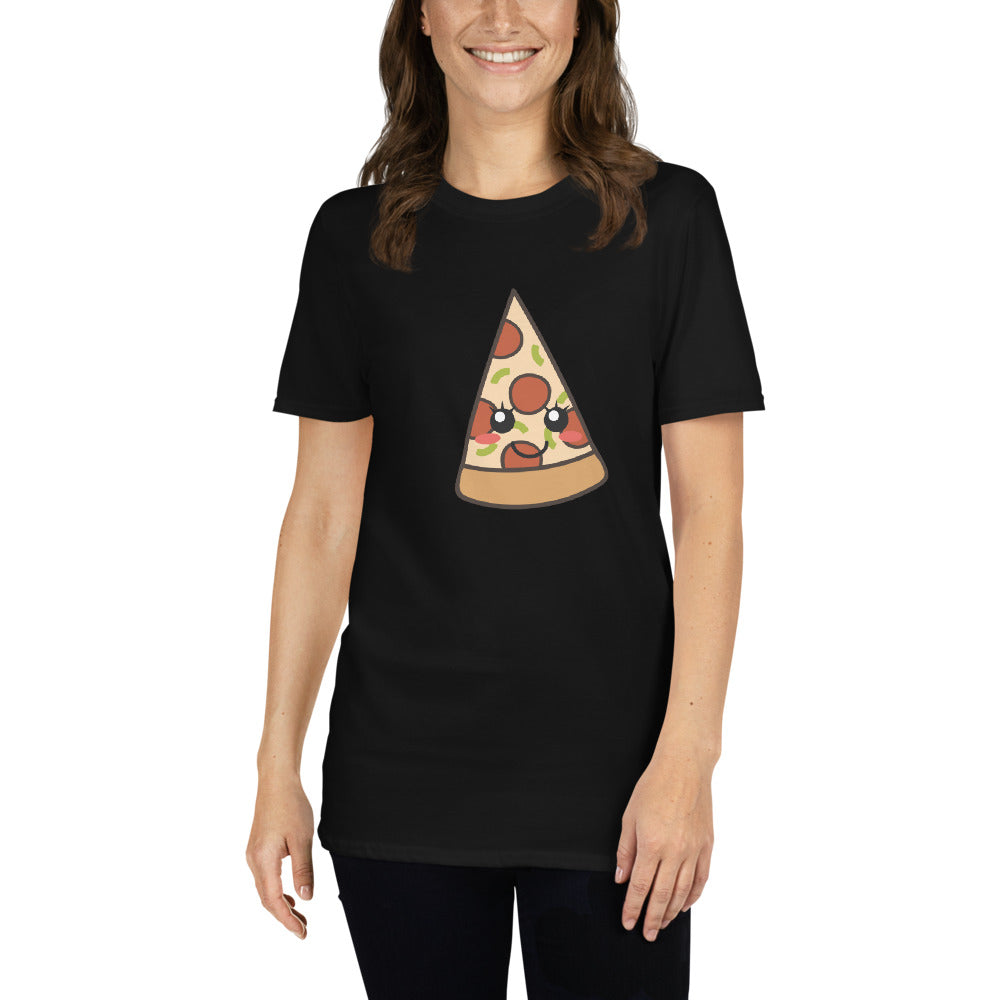Kawaii Pizza Anime Manga Pizza Lover Shirt | Pizza Tee | Pizza Gifts | Pizza Clothing | Funny Pizza Shirt | Pizza Lover Unisex T-Shirt Main image