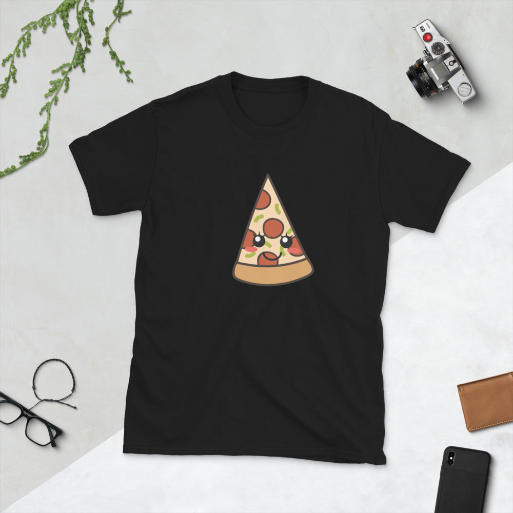 Kawaii Pizza Anime Manga Pizza Lover Shirt | Pizza Tee | Pizza Gifts | Pizza Clothing | Funny Pizza Shirt | Pizza Lover Unisex T-Shirt Secondary image