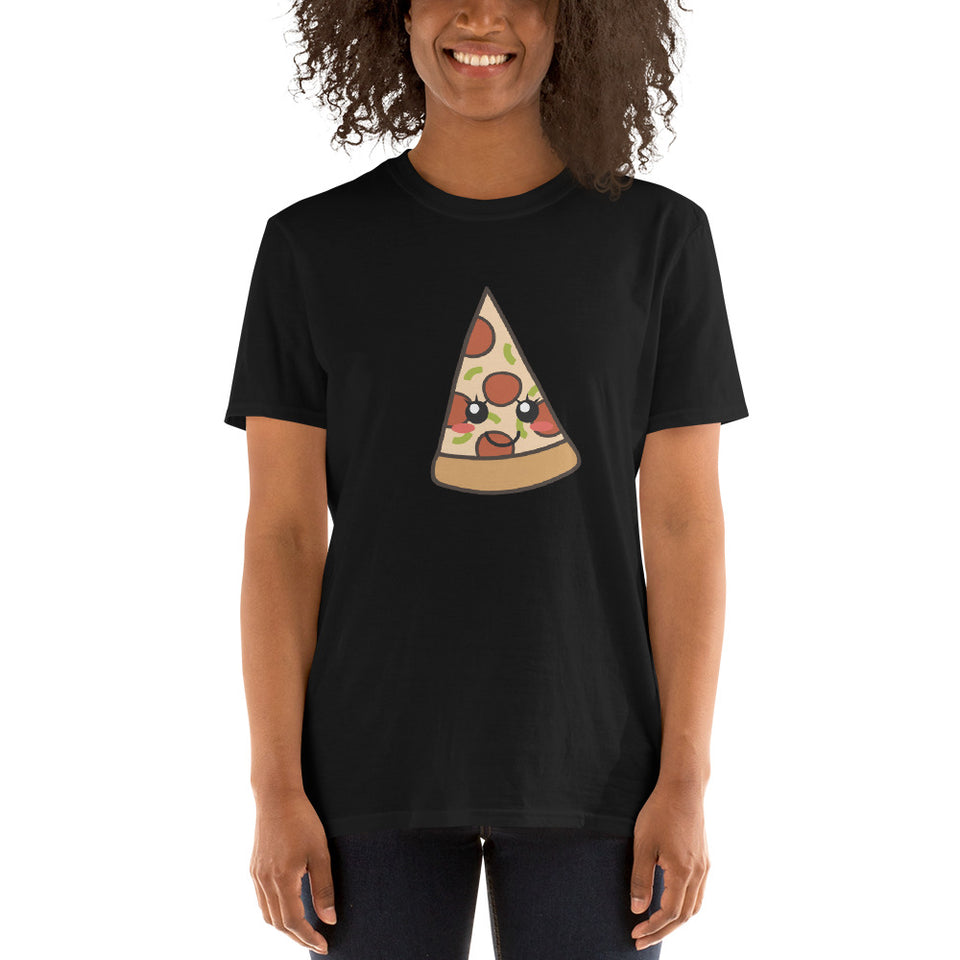 Kawaii Pizza Anime Manga Pizza Lover Shirt | Pizza Tee | Pizza Gifts | Pizza Clothing | Funny Pizza Shirt | Pizza Lover Unisex T-Shirt