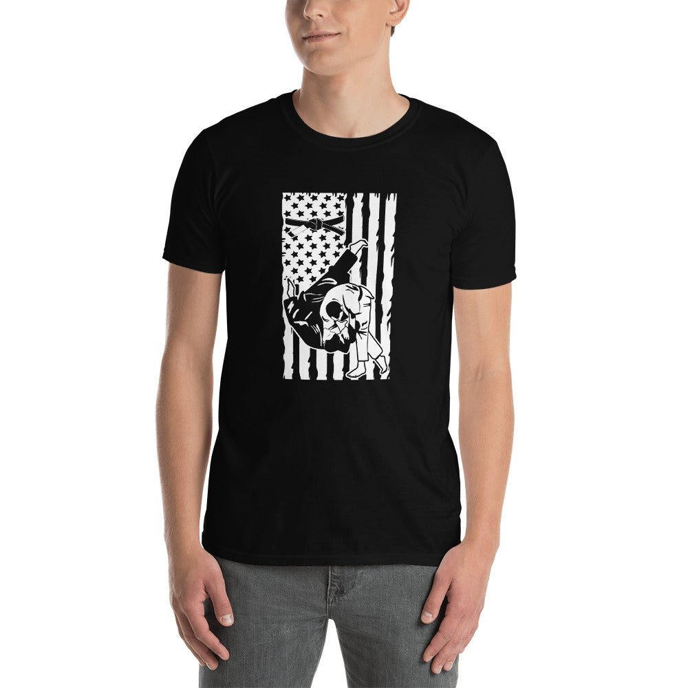 Brazilian Jiu Jitsu Throw Flag Shirt | BJJ Shirt | Brazilian Jiu-Jitsu Unisex T-Shirt Main image
