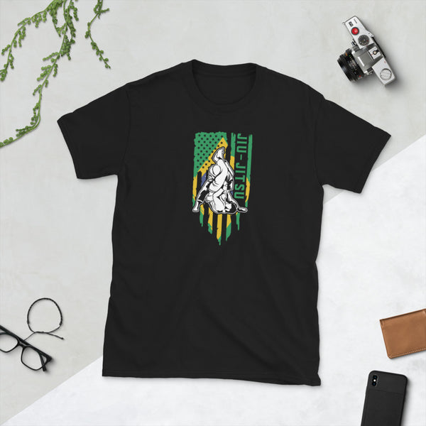 Brazilian Jiu Jitsu Brazil Flag Shirt | BJJ Shirt | Brazilian Jiu-Jitsu Unisex T-Shirt