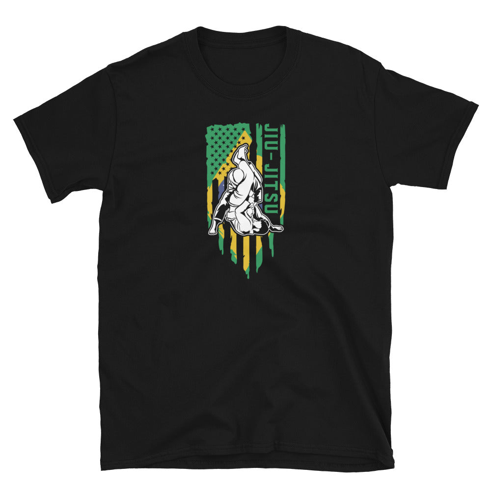 Brazilian Jiu Jitsu Brazil Flag Shirt | BJJ Shirt | Brazilian Jiu-Jitsu Unisex T-Shirt