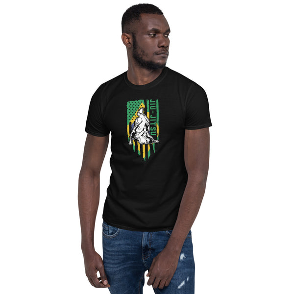 Brazilian Jiu Jitsu Brazil Flag Shirt | BJJ Shirt | Brazilian Jiu-Jitsu Unisex T-Shirt