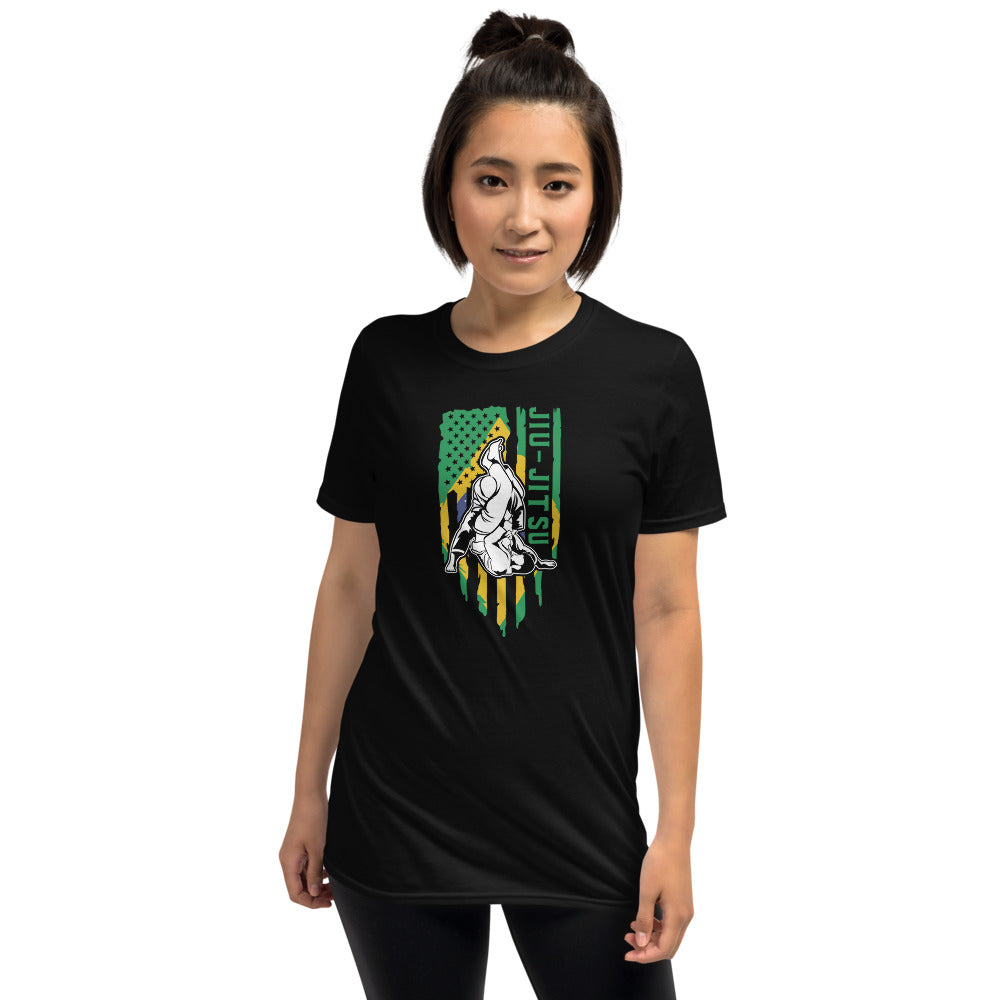 Brazilian Jiu Jitsu Brazil Flag Shirt | BJJ Shirt | Brazilian Jiu-Jitsu Unisex T-Shirt