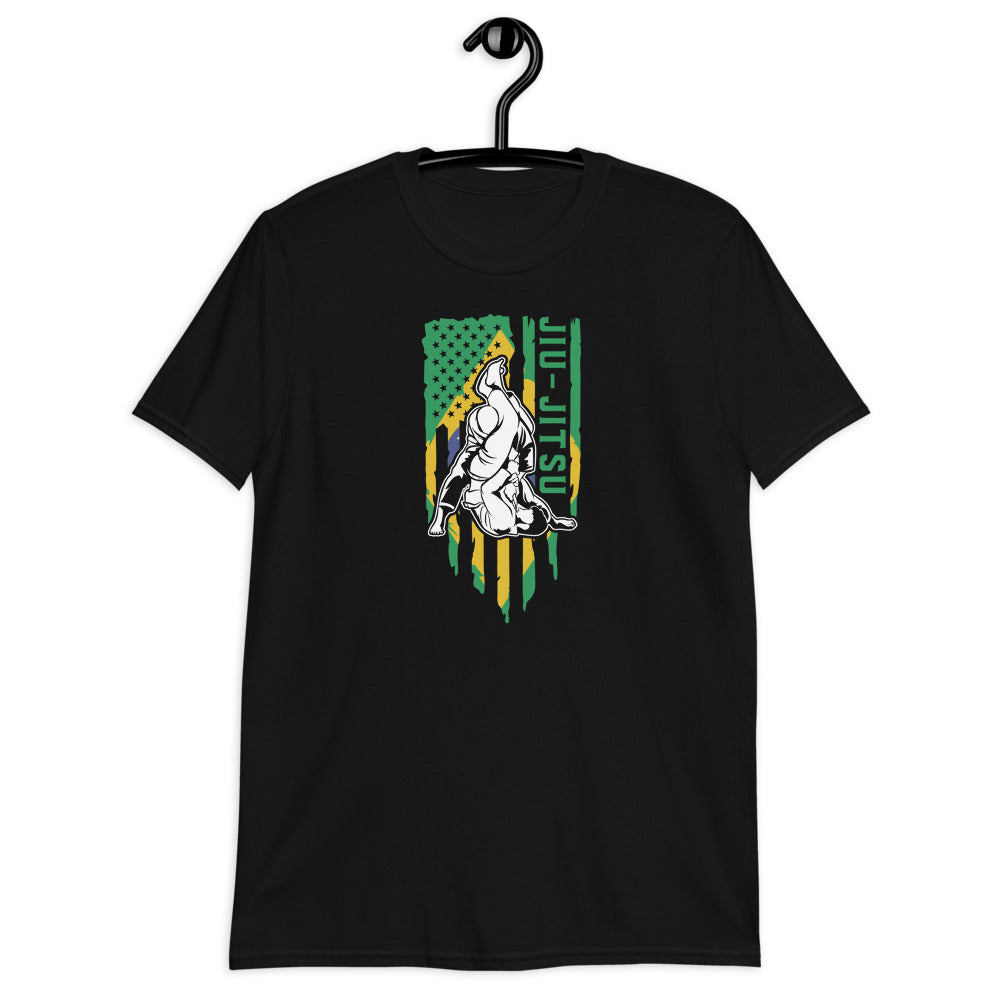 Brazilian Jiu Jitsu Brazil Flag Shirt | BJJ Shirt | Brazilian Jiu-Jitsu Unisex T-Shirt