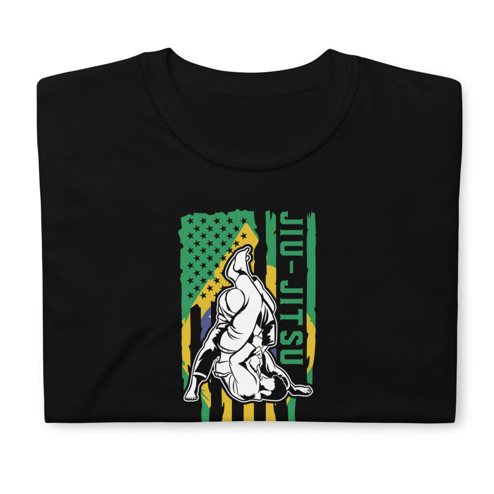Brazilian Jiu Jitsu Brazil Flag Shirt | BJJ Shirt | Brazilian Jiu-Jitsu Unisex T-Shirt