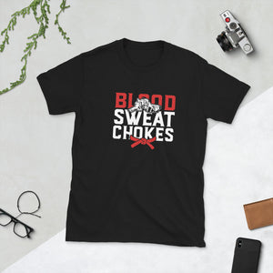 Brazilian Jiu Jitsu Blood Sweat Chokes Shirt | BJJ Shirt | Brazilian Jiu-Jitsu Unisex T-Shirt Brazilian Jiu Jitsu Blood Sweat Chokes Shirt | BJJ Shirt | Brazilian Jiu-Jitsu Unisex T-Shirt