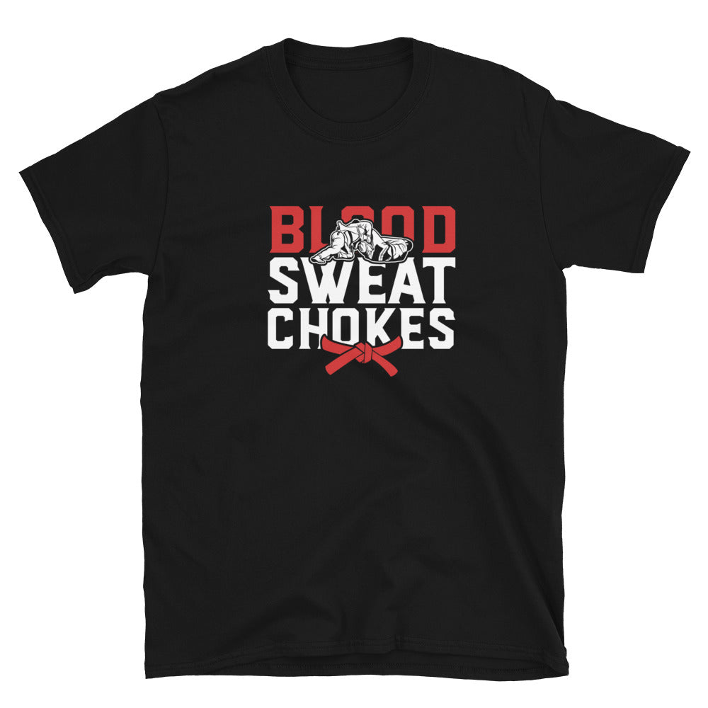 Brazilian Jiu Jitsu Blood Sweat Chokes Shirt | BJJ Shirt | Brazilian Jiu-Jitsu Unisex T-Shirt