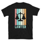 Lawyer Scales Of Justice Shirt | Lawyer Retro Tshirt | Lawyer In Training Unisex T-Shirt