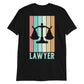 Lawyer Scales Of Justice Shirt | Lawyer Retro Tshirt | Lawyer In Training Unisex T-Shirt