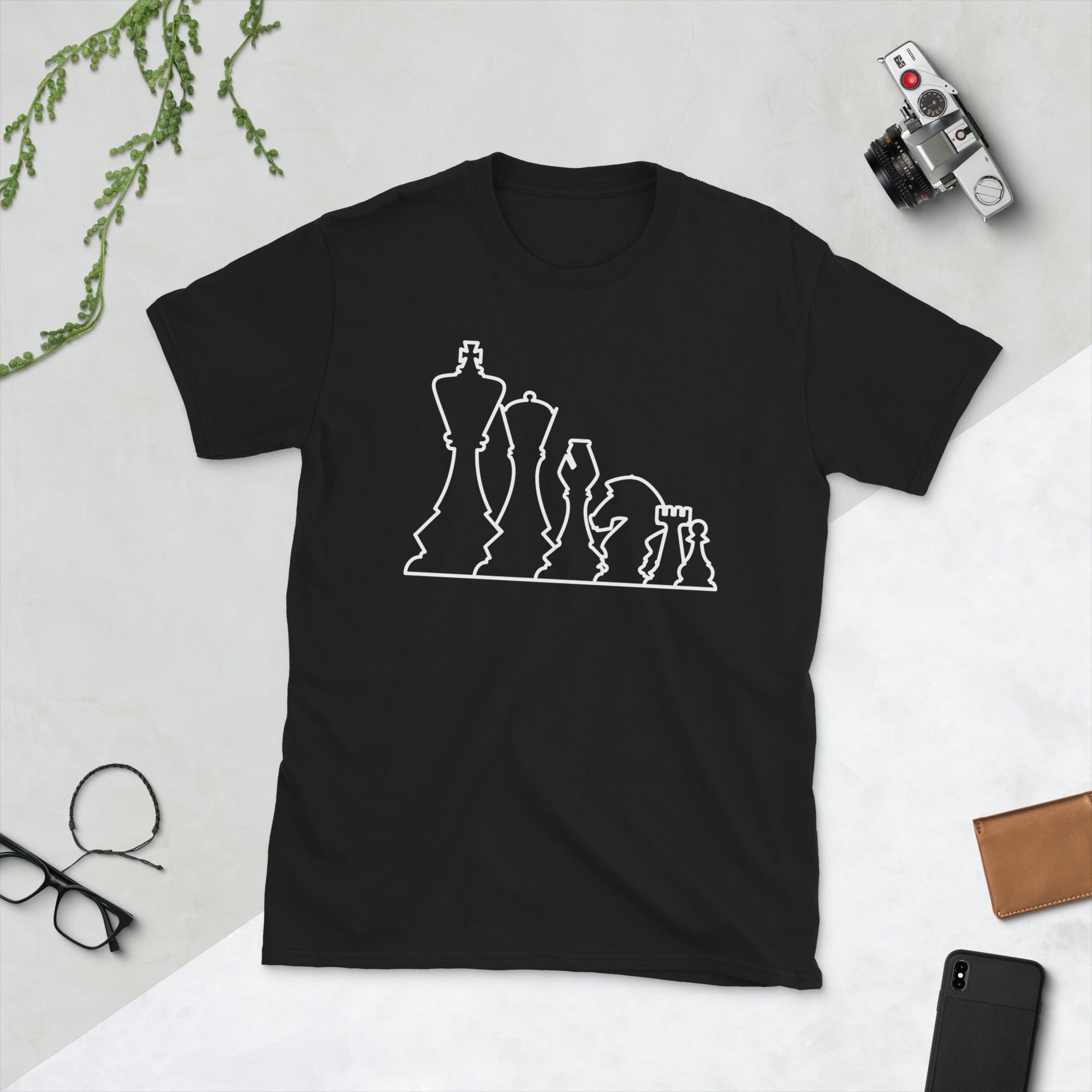 Chess Pieces Shirt | Chess Gift Tshirt | Chess Unisex T-Shirt Main image