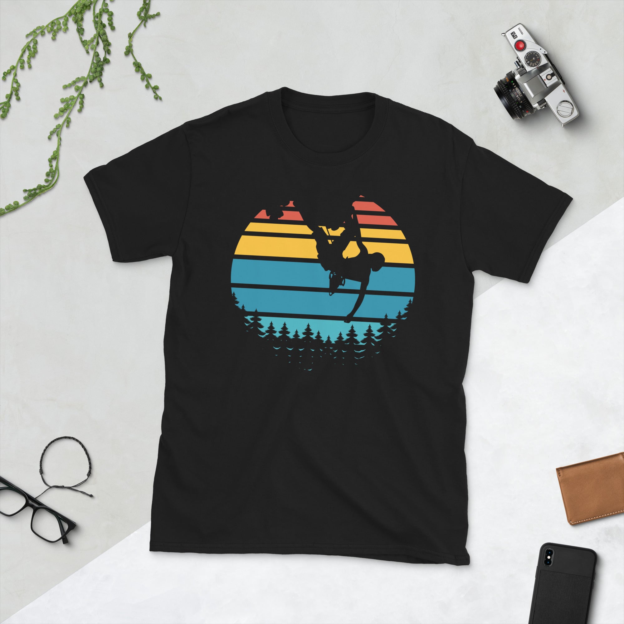 Vintage Rock Climbing Shirt | Rock Climbing Gifts | Rock Climbing Unisex T-Shirt Main image