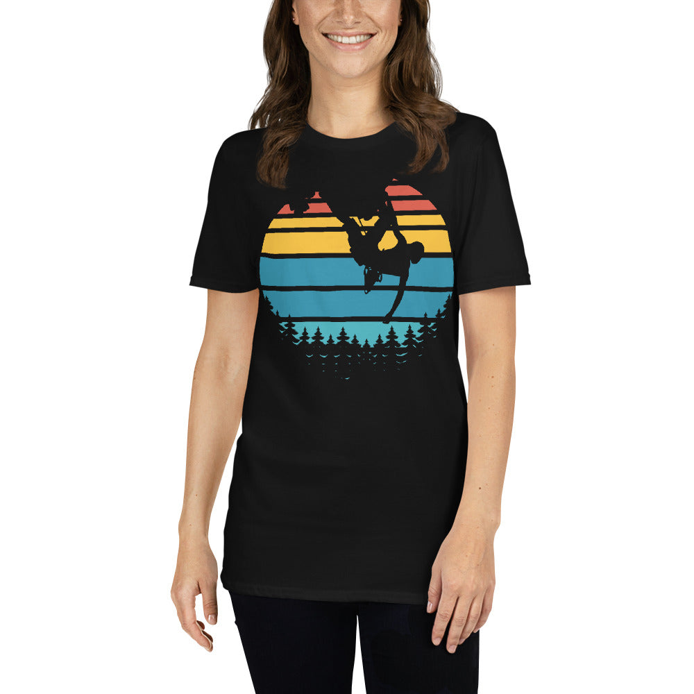 Vintage Rock Climbing Shirt | Rock Climbing Gifts | Rock Climbing Unisex T-Shirt