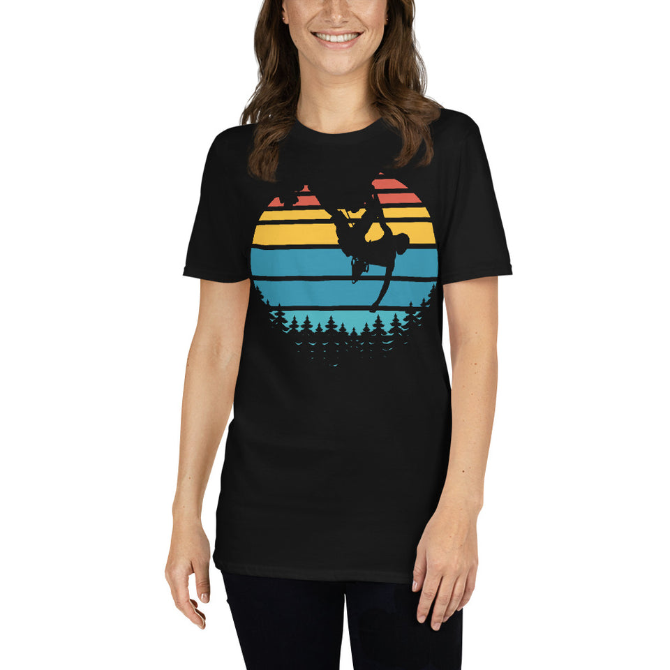 Vintage Rock Climbing Shirt | Rock Climbing Gifts | Rock Climbing Unisex T-Shirt