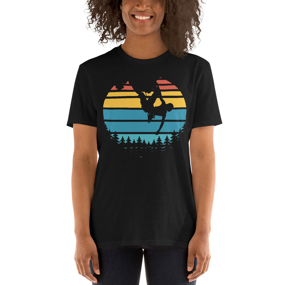 Vintage Rock Climbing Shirt | Rock Climbing Gifts | Rock Climbing Unisex T-Shirt