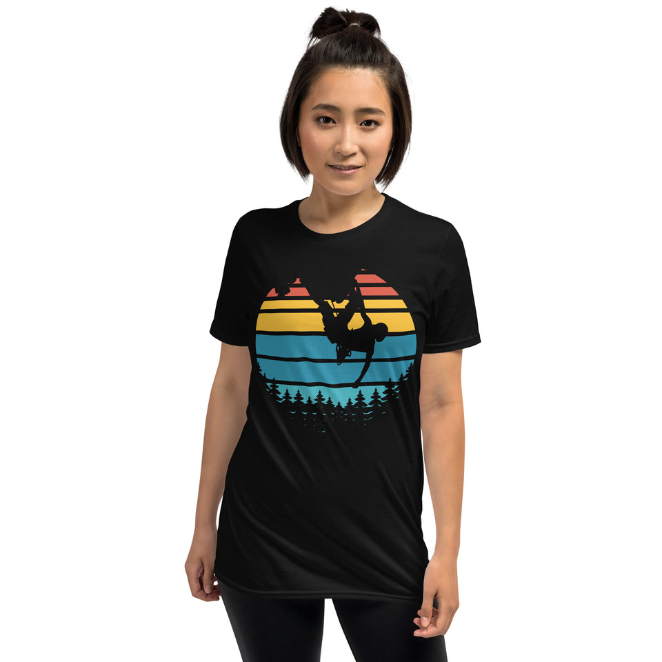 Vintage Rock Climbing Shirt | Rock Climbing Gifts | Rock Climbing Unisex T-Shirt