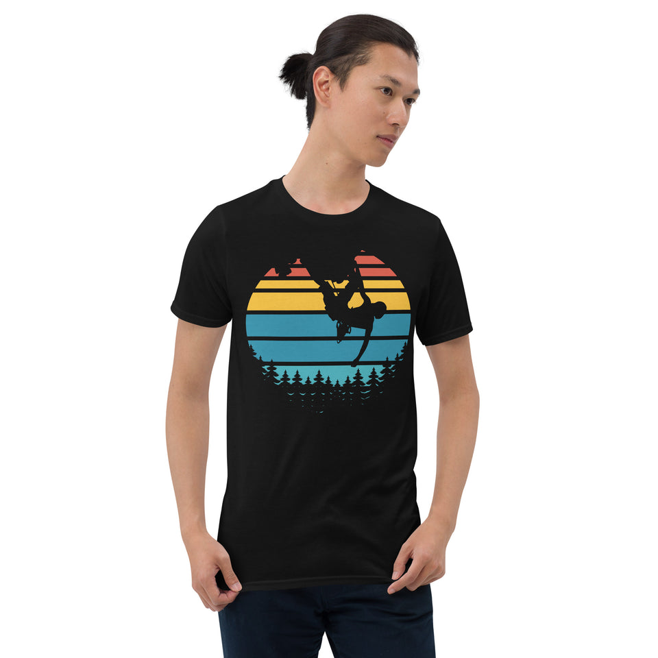 Vintage Rock Climbing Shirt | Rock Climbing Gifts | Rock Climbing Unisex T-Shirt