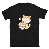 Shiba Inu Shirt | Kawaii Shiba Inu Gifts Anime | Funny Shiba Inu Eating Ramen Unisex T-Shirt Shiba Inu Shirt | Kawaii Shiba Inu Gifts Anime | Funny Shiba Inu Eating Ramen Unisex T-Shirt