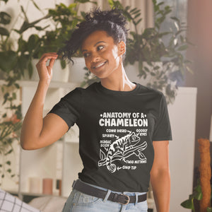 Chameleon Shirt | Anatomy Of A Chameleon Gift Dark | Chameleon Unisex T-Shirt Chameleon Shirt | Anatomy Of A Chameleon Gift Dark | Chameleon Unisex T-Shirt