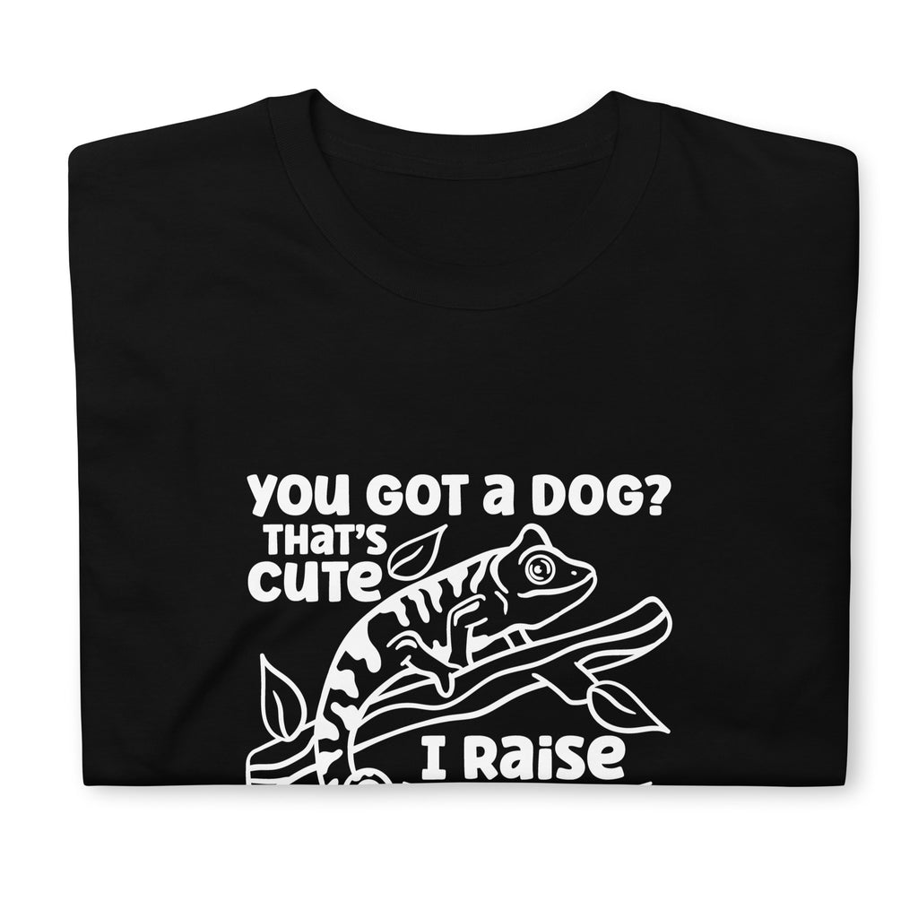 Chameleon Shirt | Tiny Dinosaur Lizard Chameleons Chameleon Gift Dark | Chameleon Unisex T-Shirt