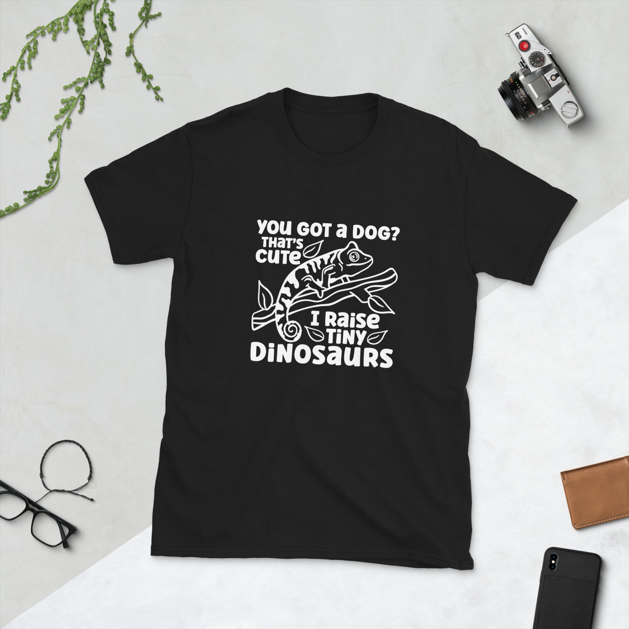 Chameleon Shirt | Tiny Dinosaur Lizard Chameleons Chameleon Gift Dark | Chameleon Unisex T-Shirt