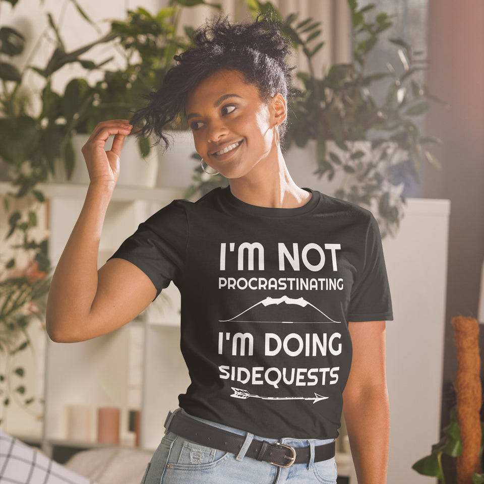 I'm Not Procrastinating I'm Doing Side Quests Bow And Arrow RPG Unisex T-Shirt