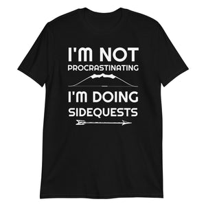 I'm Not Procrastinating I'm Doing Side Quests Bow And Arrow RPG Unisex T-Shirt I'm Not Procrastinating I'm Doing Side Quests Bow And Arrow RPG Unisex T-Shirt