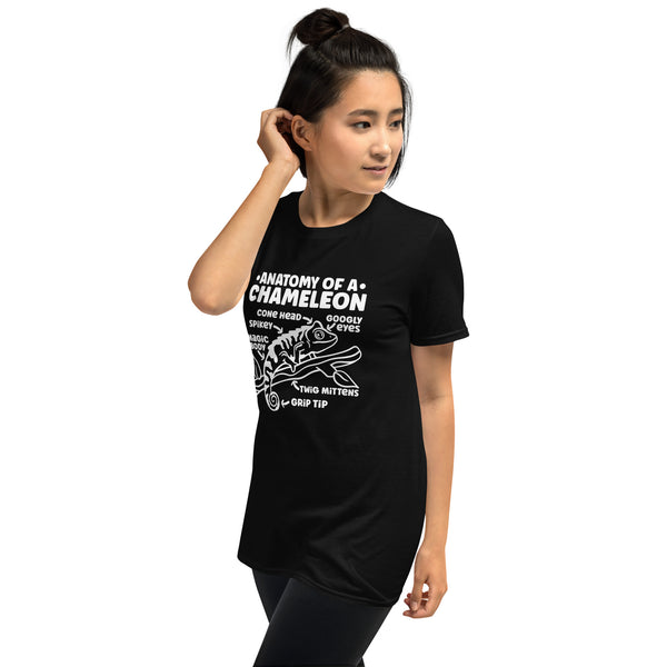 Chameleon Shirt | Anatomy Of A Chameleon Gift Dark | Chameleon Unisex T-Shirt