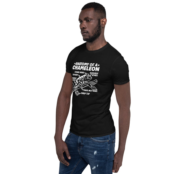 Chameleon Shirt | Anatomy Of A Chameleon Gift Dark | Chameleon Unisex T-Shirt