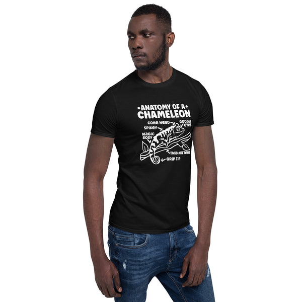Chameleon Shirt | Anatomy Of A Chameleon Gift Dark | Chameleon Unisex T-Shirt