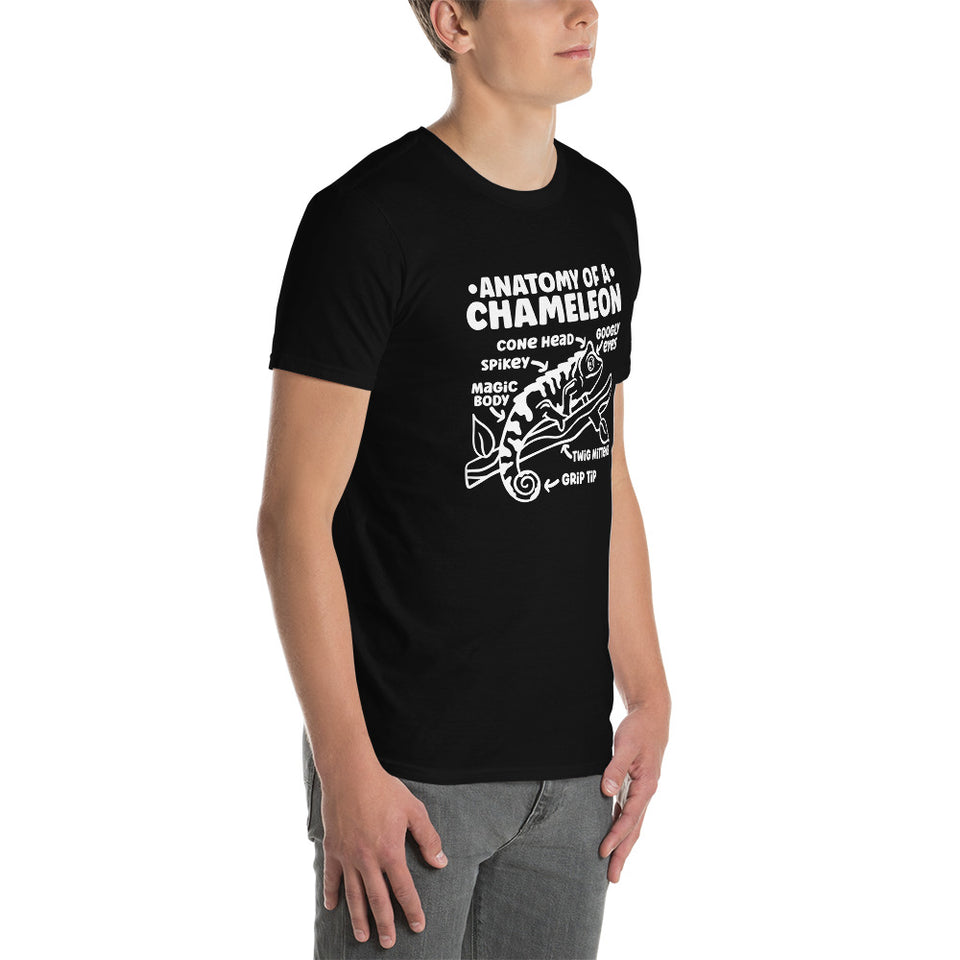 Chameleon Shirt | Anatomy Of A Chameleon Gift Dark | Chameleon Unisex T-Shirt