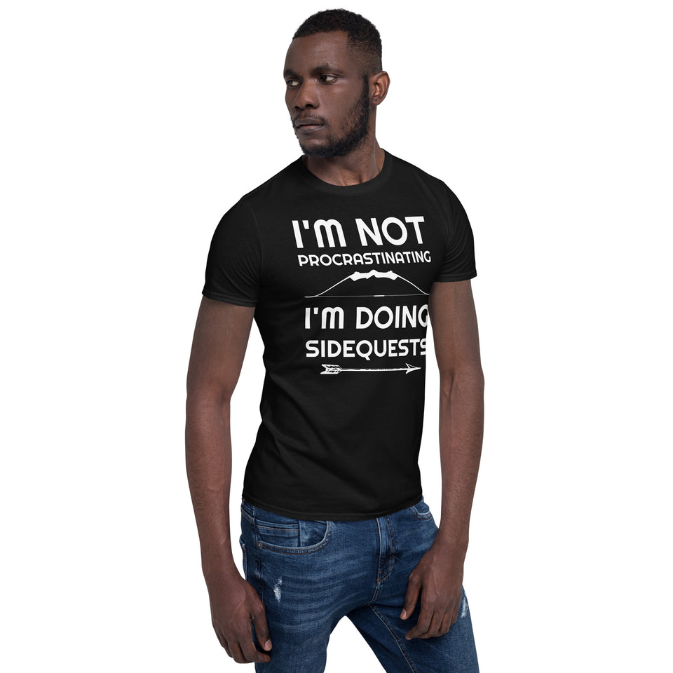 I'm Not Procrastinating I'm Doing Side Quests Bow And Arrow RPG Unisex T-Shirt