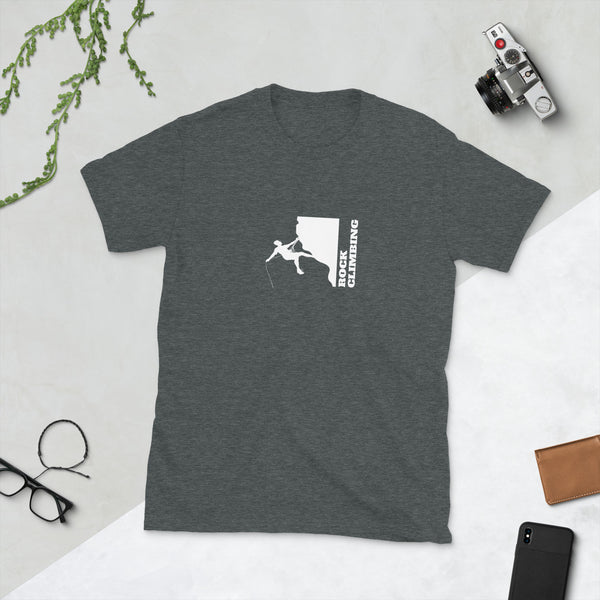 Rock Climbing Shirt | Mountain Climbing Rocks Tshirt | Rock Climbing Unisex T-Shirt