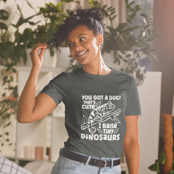 Chameleon Shirt | Tiny Dinosaur Lizard Chameleons Chameleon Gift Dark | Chameleon Unisex T-Shirt