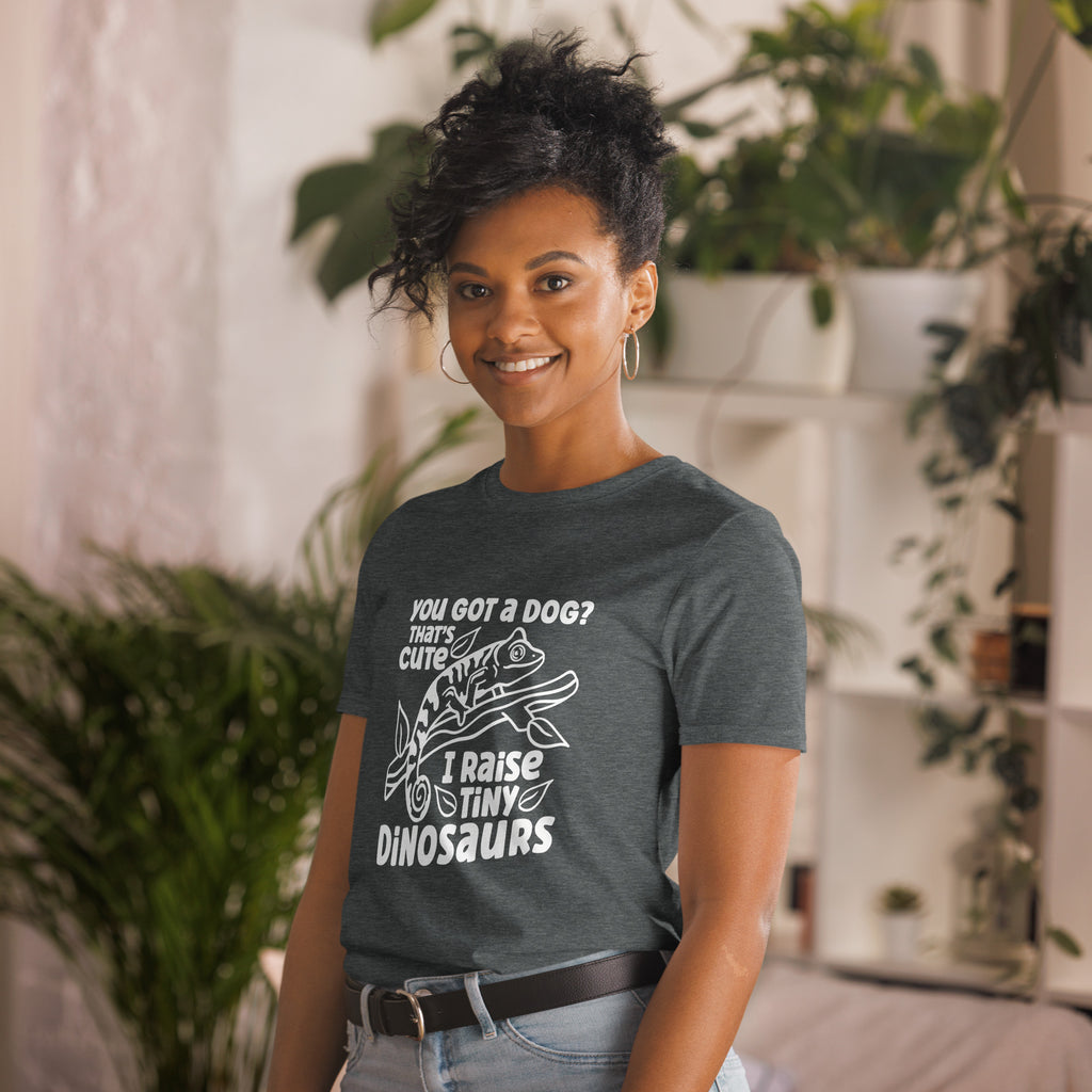 Chameleon Shirt | Tiny Dinosaur Lizard Chameleons Chameleon Gift Dark | Chameleon Unisex T-Shirt