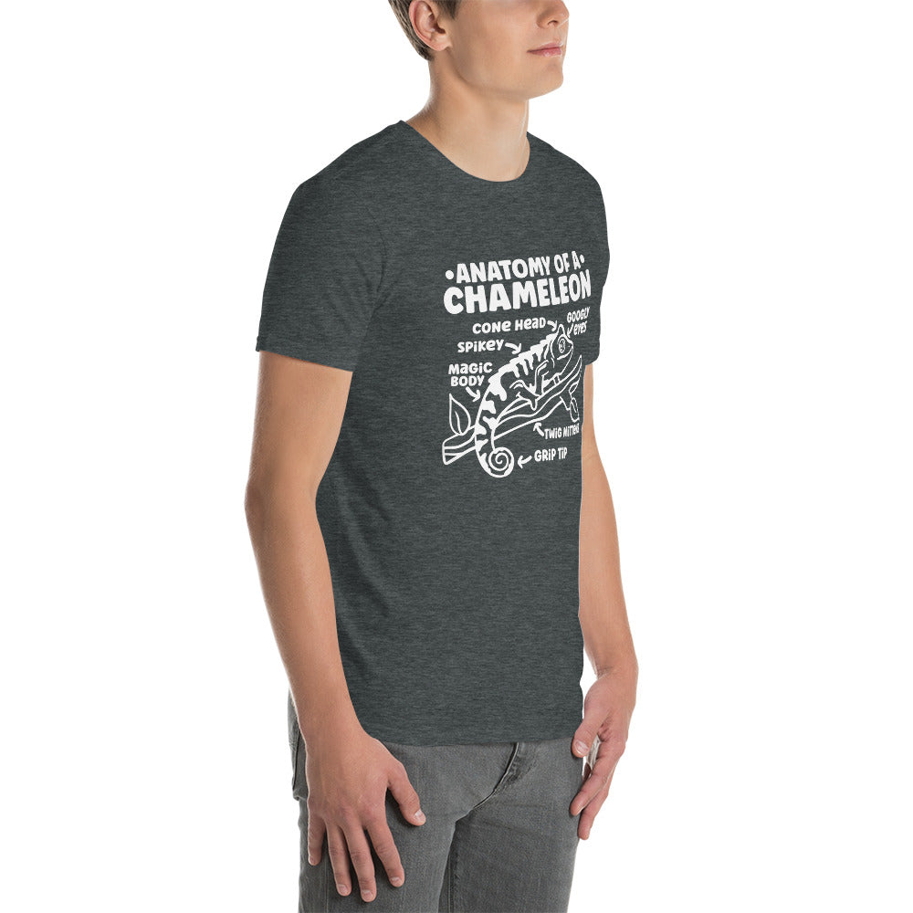 Chameleon Shirt | Anatomy Of A Chameleon Gift Dark | Chameleon Unisex T-Shirt