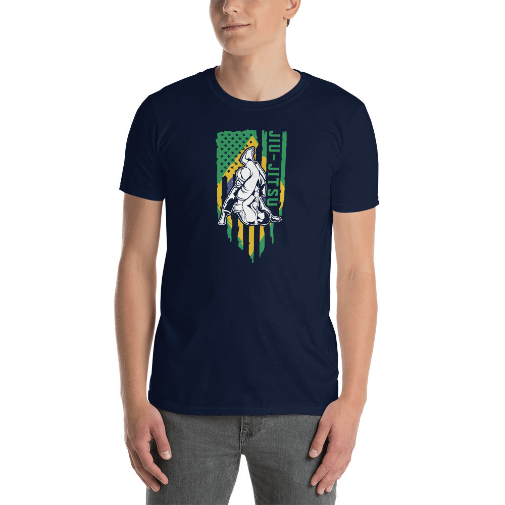 Brazilian Jiu Jitsu Brazil Flag Shirt | BJJ Shirt | Brazilian Jiu-Jitsu Unisex T-Shirt